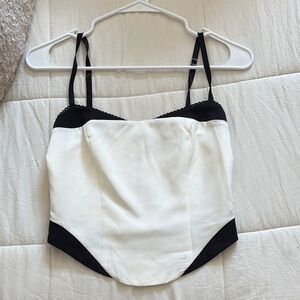 White Fox Boutique two tone tank top